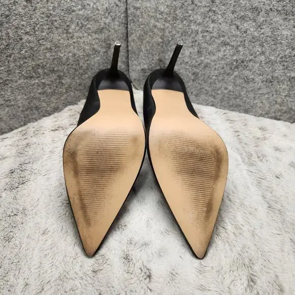 Pleaser USA Classique 20 Matte Black Vegan Leather Heels Pumps - 11 (Used) - Picture 5 of 8